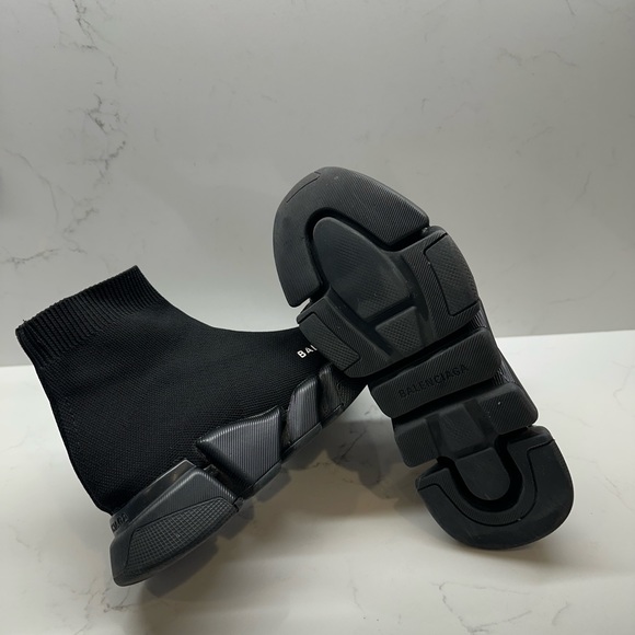 Balenciaga Sock Shoe Black on Black - Picture 12 of 12